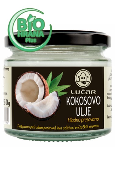 Kokosovo ulje hl. ceđeno 150gr -Lucar